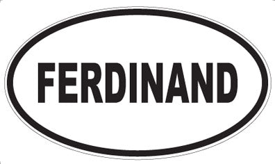 FERDINAND - Oval Magnet