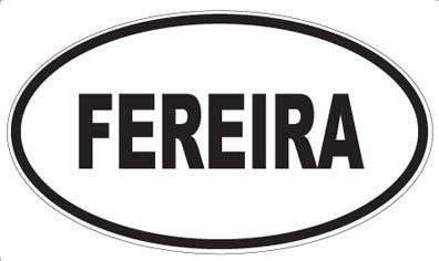 FEREIRA - Oval Magnet