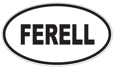 FERELL - Oval Magnet