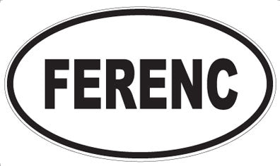 FERENC - Oval Sticker