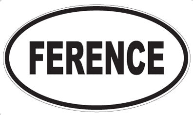 FERENCE - Oval Sticker