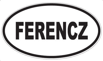 FERENCZ - Oval Sticker