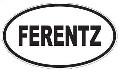 FERENTZ - Oval Magnet