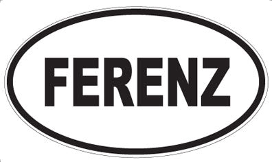 FERENZ - Oval Magnet