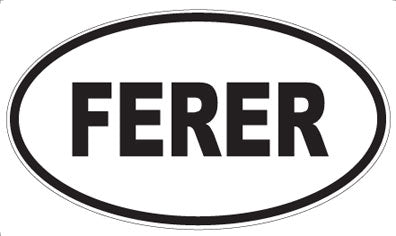 FERER - Oval Magnet