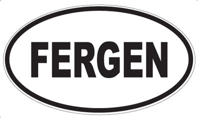FERGEN - Oval Magnet