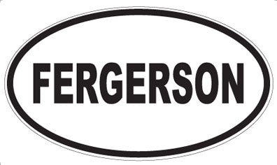 FERGERSON - Oval Sticker