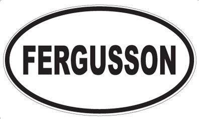 FERGUSSON - Oval Sticker