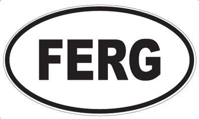FERG - Oval Magnet