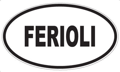 FERIOLI - Oval Sticker