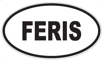 FERIS - Oval Magnet