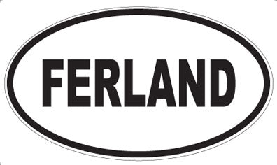 FERLAND - Oval Magnet