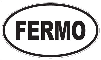 FERMO - Oval Magnet