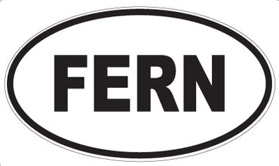 FERN - Oval Magnet