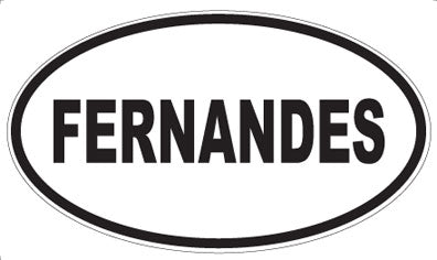 FERNANDES - Oval Magnet