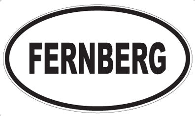 FERNBERG - Oval Magnet