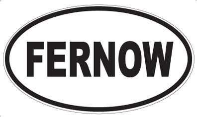 FERNOW - Oval Sticker