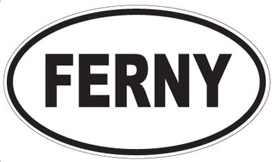 FERNY - Oval Magnet