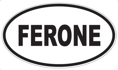 FERONE - Oval Sticker