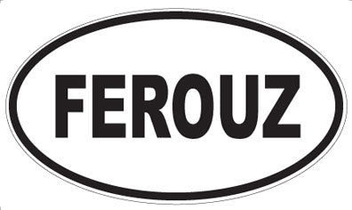 FEROUZ - Oval Magnet