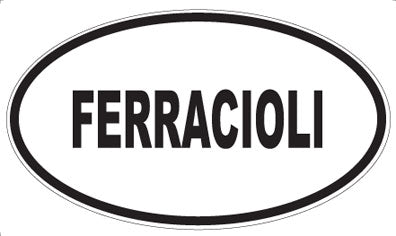 FERRACIOLI - Oval Sticker