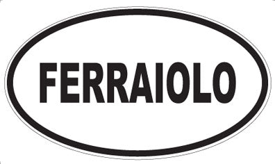 FERRAIOLO - Oval Sticker