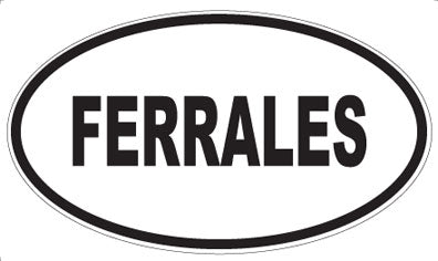 FERRALES - Oval Sticker