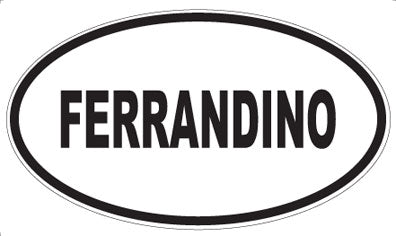 FERRANDINO - Oval Magnet