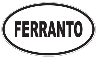 FERRANTO - Oval Magnet