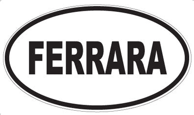 FERRARA - Oval Magnet
