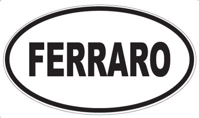 FERRARO - Oval Sticker