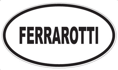 FERRAROTTI - Oval Sticker