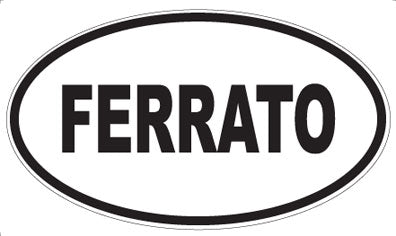 FERRATO - Oval Sticker