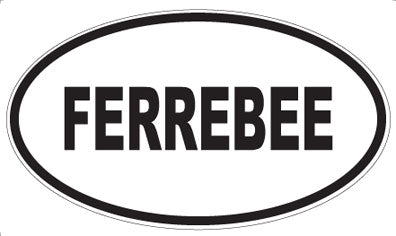 FERREBEE - Oval Sticker