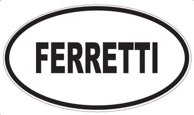 FERRETTI - Oval Magnet