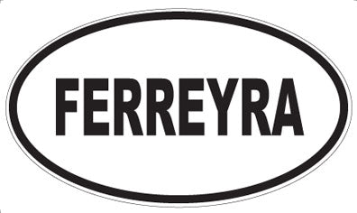 FERREYRA - Oval Sticker