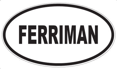 FERRIMAN - Oval Sticker