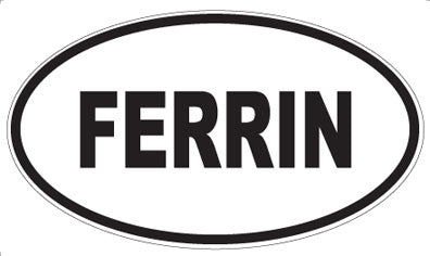 FERRIN - Oval Sticker
