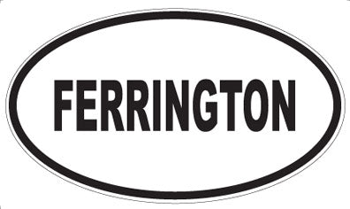 FERRINGTON - Oval Sticker