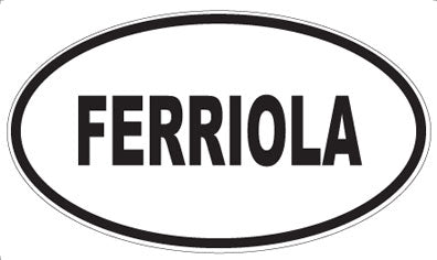 FERRIOLA - Oval Magnet