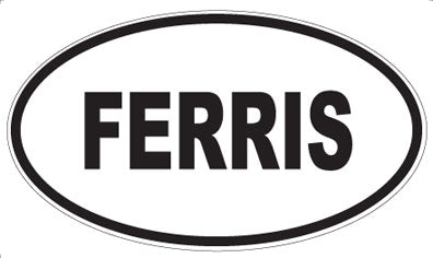 FERRIS - Oval Sticker