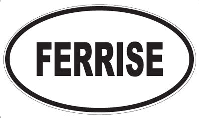 FERRISE - Oval Sticker