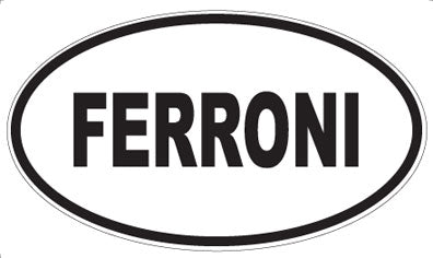 FERRONI - Oval Sticker