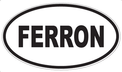 FERRON - Oval Magnet