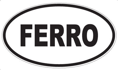 FERRO - Oval Magnet