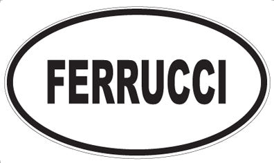 FERRUCCI - Oval Sticker
