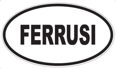 FERRUSI - Oval Magnet