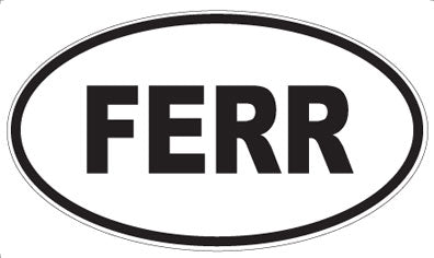 FERR - Oval Magnet