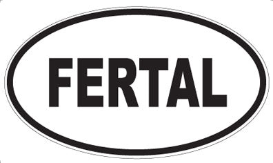 FERTAL - Oval Sticker