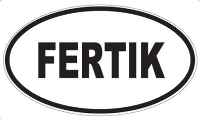 FERTIK - Oval Magnet